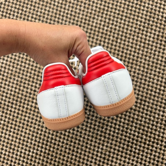 Adidas Samba Shoes in Solar Red - Picture 8 of 11